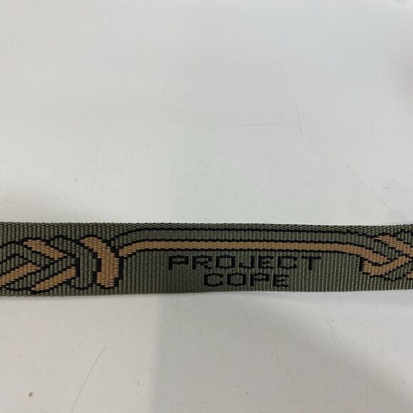 Mens Bison Nylon Strap Belt Large Project Cope Friedlander Knot Graphics 39” - Picture 4 of 7